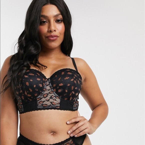 Leopard padded multiway bra in black - Picture 3 of 8